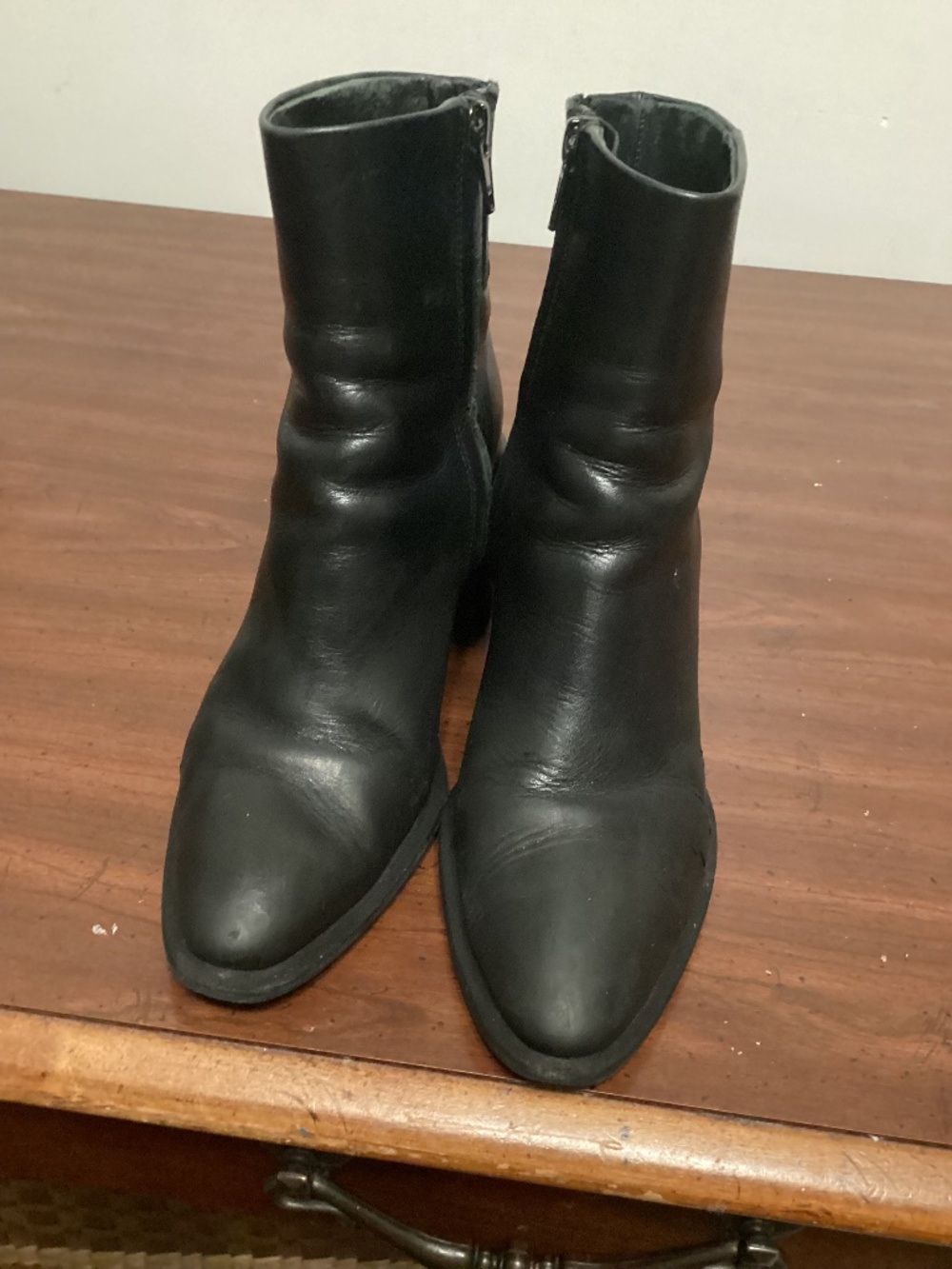 Alexander Wang cut out heel with metal plate  ankle boot Euro SZ 36.5